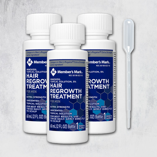 Minoxidil 5% Member's Mark | 3 Frascos